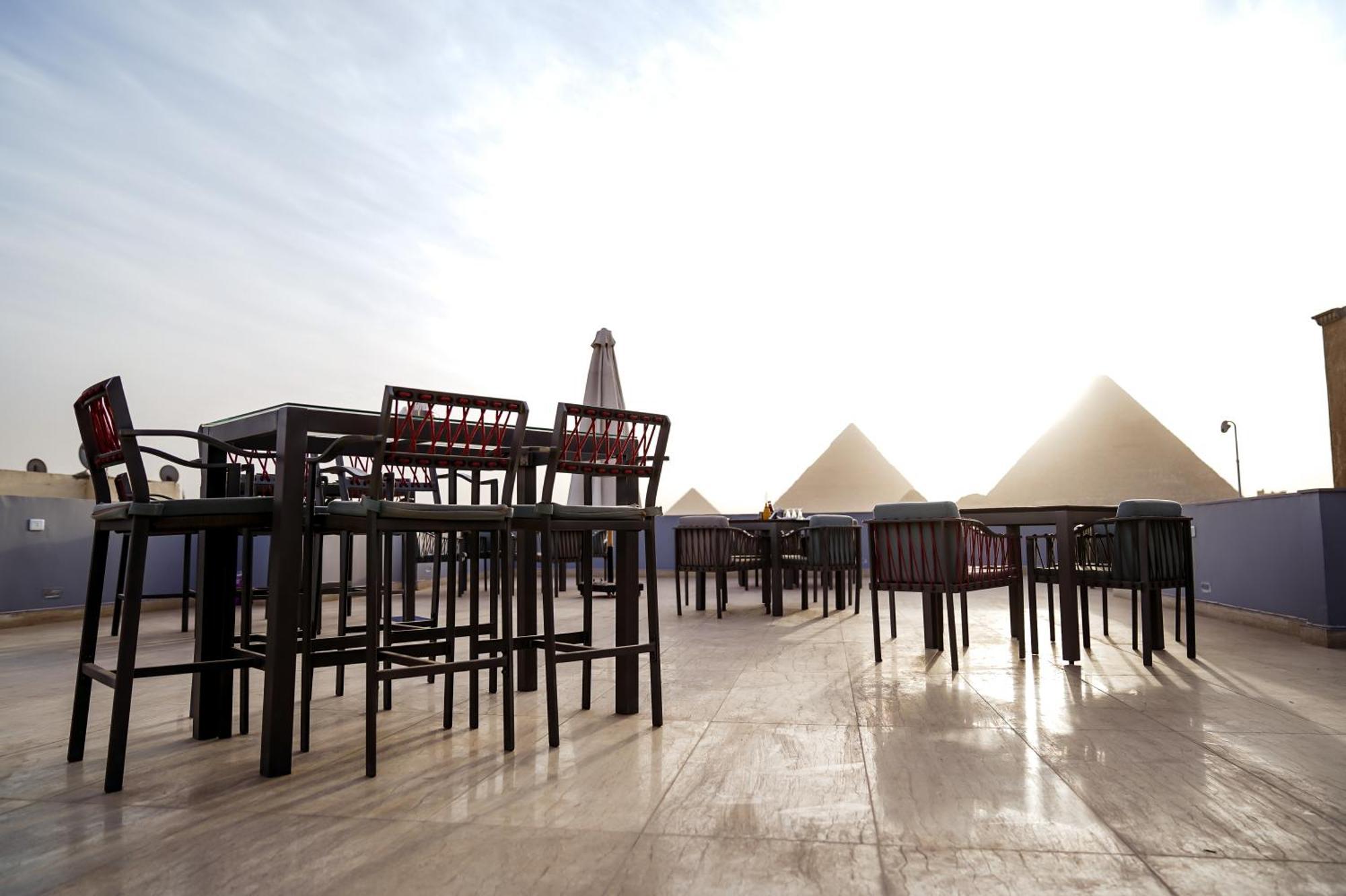 Pyramids Hotel Kafret el-Gabal Kültér fotó