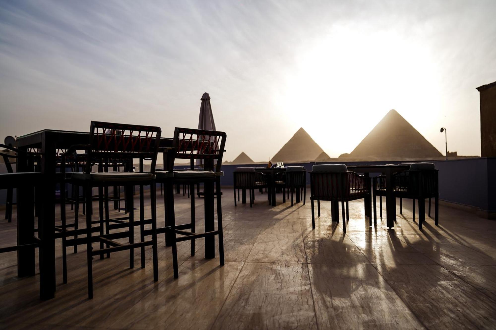 Pyramids Hotel Kafret el-Gabal Kültér fotó